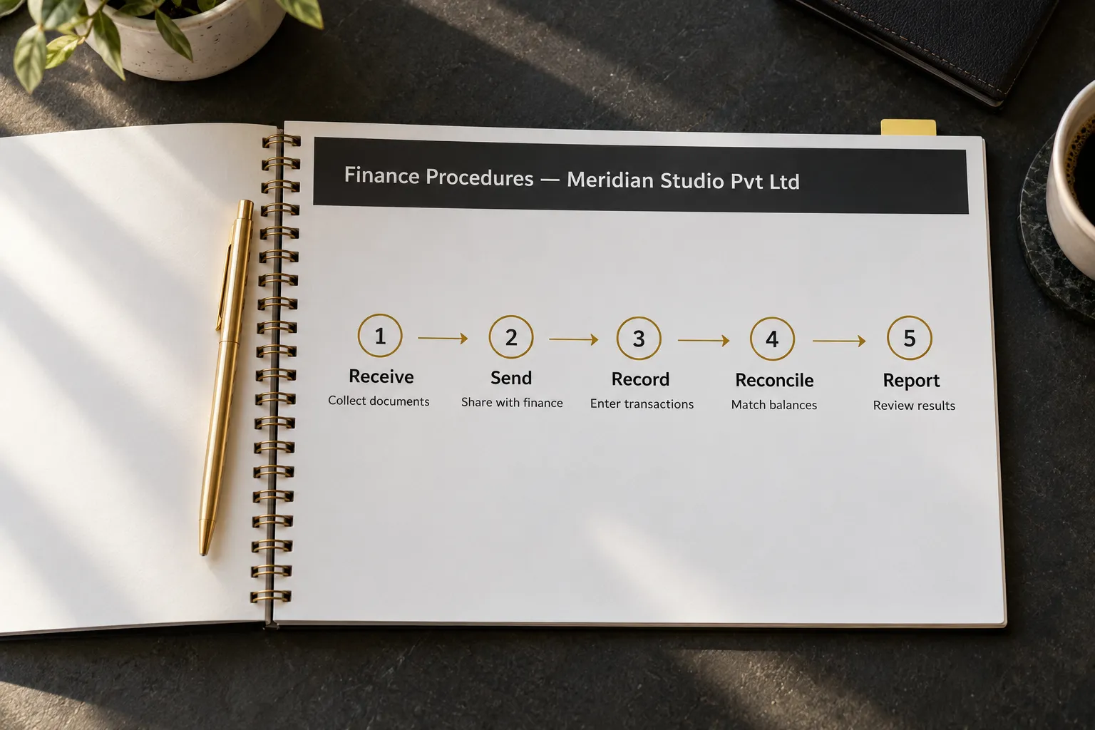 Finance procedures pack